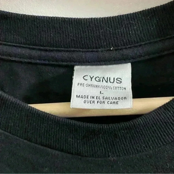 Cygnus men's t-Shirt Demon Skull black Large pre-shrunk cotton Wes Benscuter - Picture 3 of 5